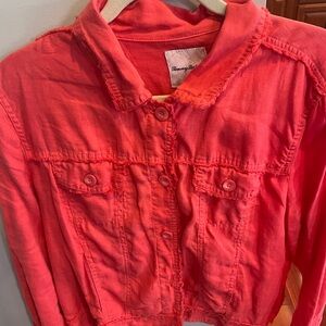 Tommy Bahama Coral Button-Front Shirt-Jacket